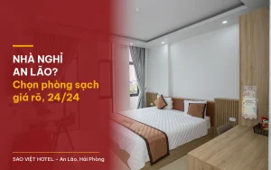Nhà nghỉ An Lão Hải Phòng – phòng giường đôi sạch sẽ tại Sao Việt Hotel với tiêu đề bài viết